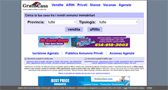 Desktop Screenshot of gratiscasa.it