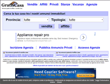 Tablet Screenshot of gratiscasa.it
